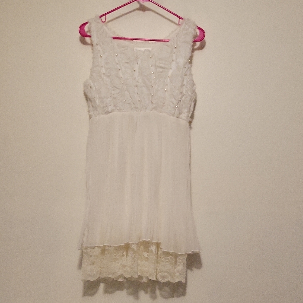 Pretty Angel White Dress